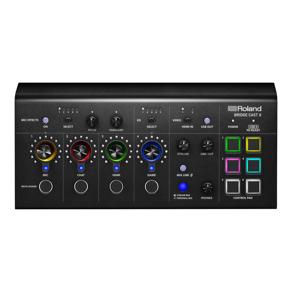 Roland BRIDGE CAST X Dual Bus Streaming Mixer and Video Capture