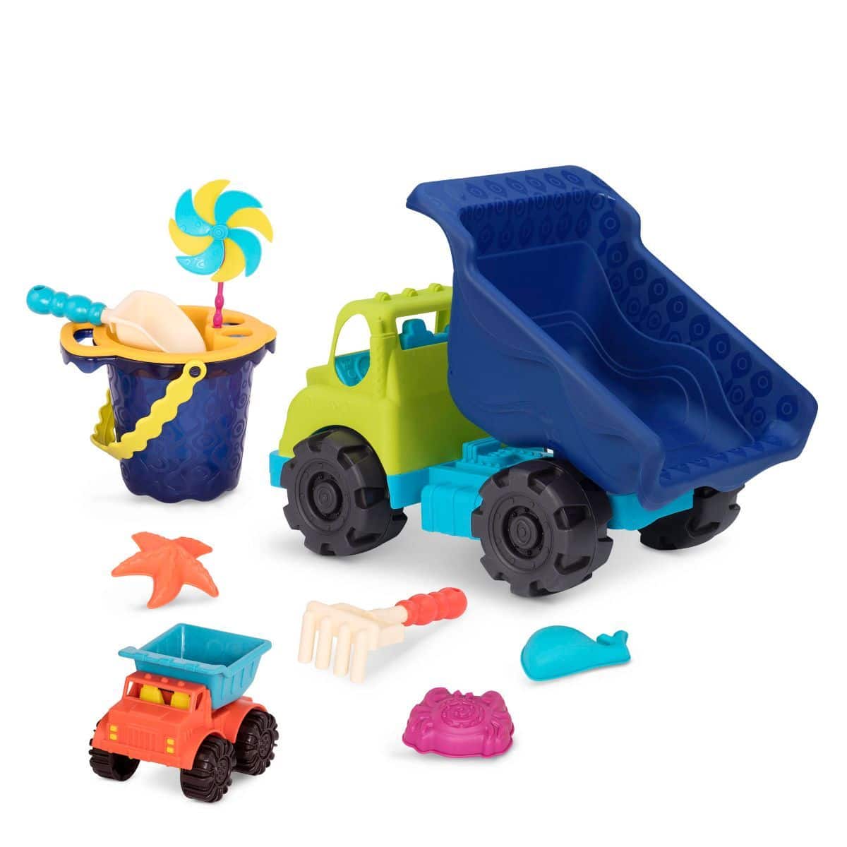 Colossal Cruiser & Sand Ahoy! - Blue | Dump Truck & Beach Toys | B