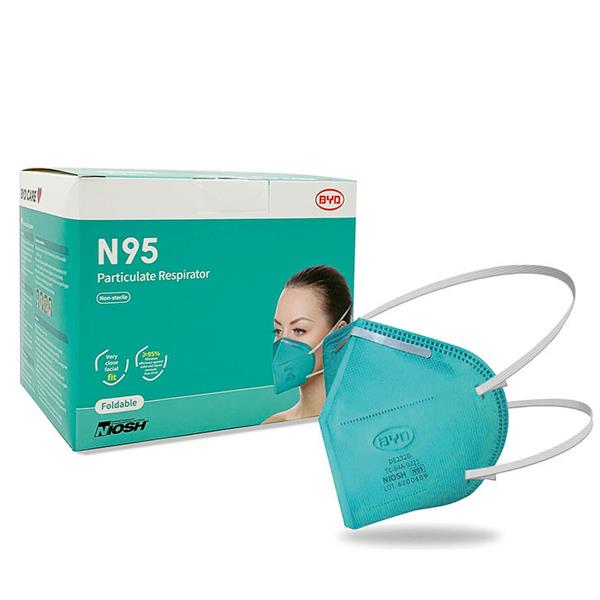 BYD DE2326 Surgial N95 Mask Individual Pack - N95 In Stock