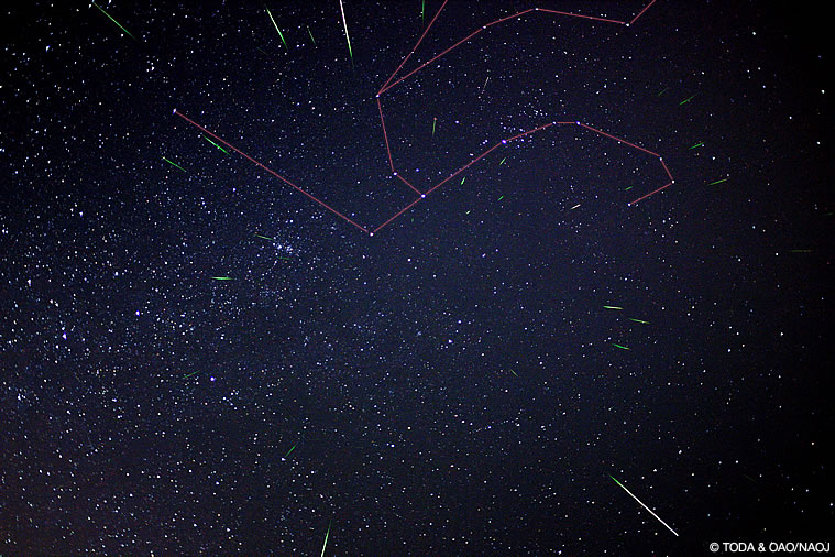 流星の見分け方 | 夏の夜、流れ星を数えよう 2015 ～ペルセウス座流星