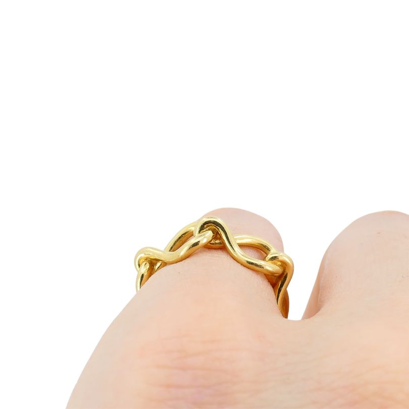 Cartier Maillon Infini De 18k Gold Ring – Nadine Krakov Collection