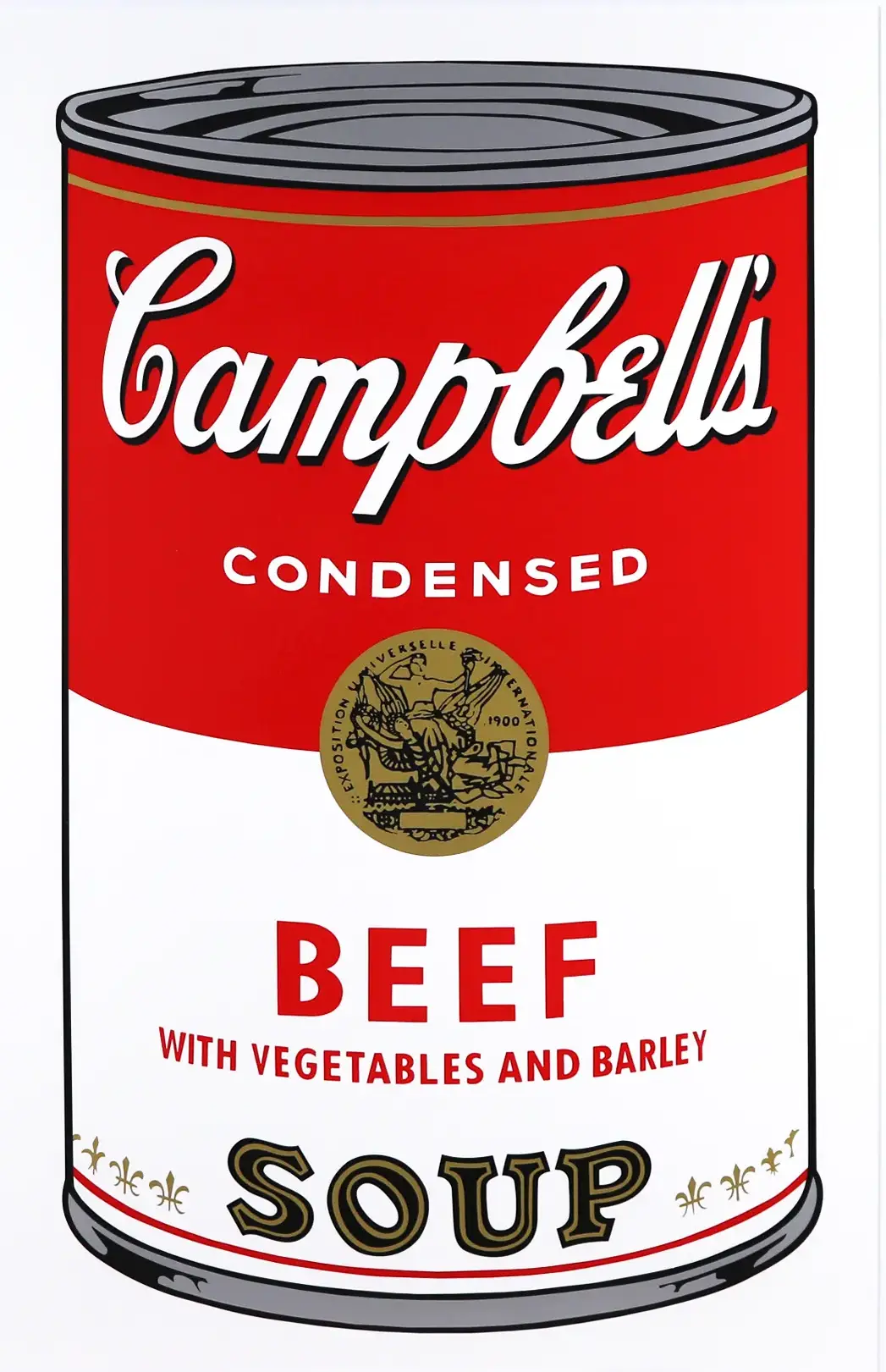 CAMPBELL'S SOUP Can 1（BEEF)サンデーモーニング版 | Andy Warhol