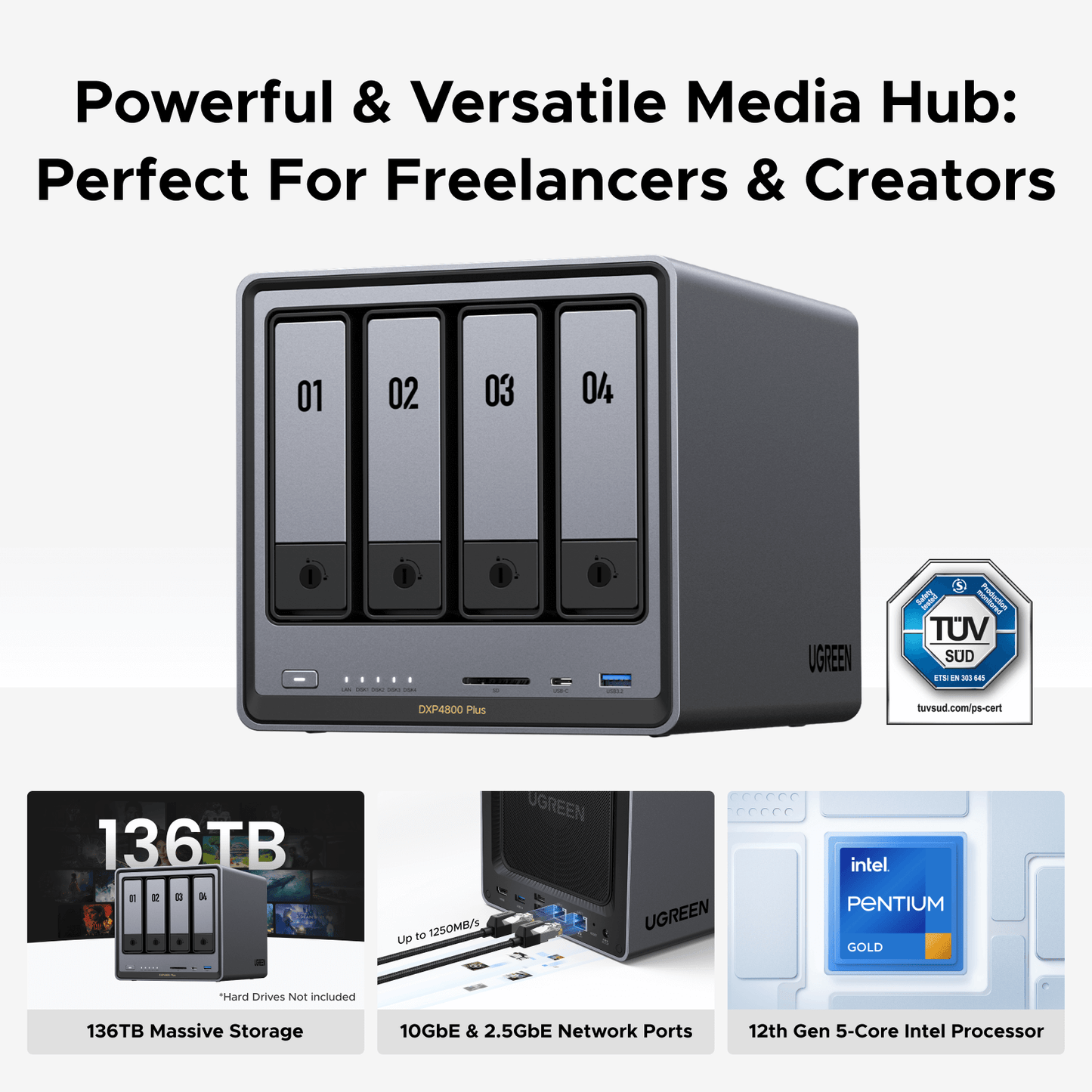 High-Performance NAS | 4-Bay NAS Storage – UGREEN NAS EU