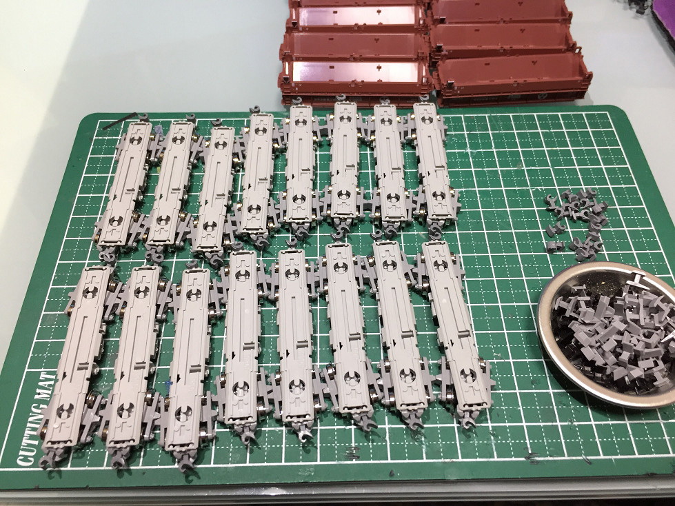 丸栄限定のホキ2000 矢橋工業8両セットとホキ9500 矢橋工業を弄る