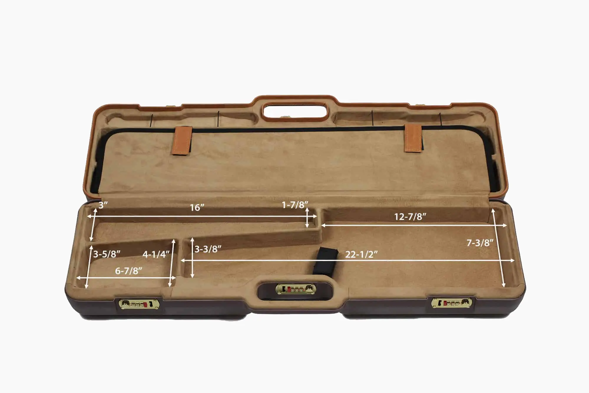 Negrini 1621LXX EXP Takedown Hard Rifle Case