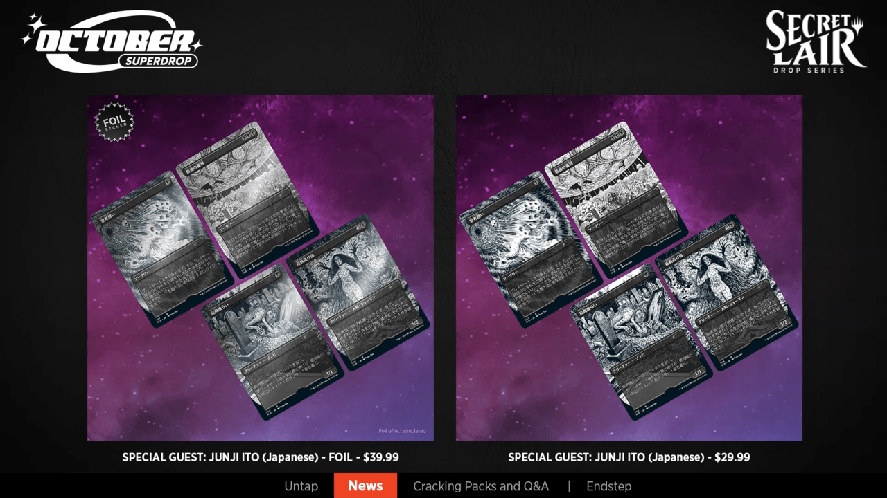 うずまき』などで知られるホラー漫画家、伊藤潤二氏と『マジック：ザ