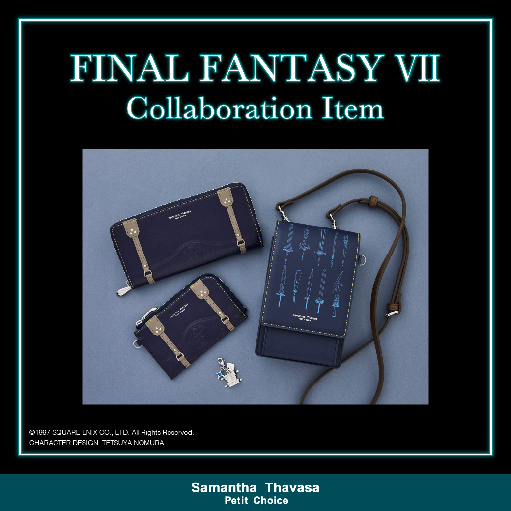サマンサタバサと『FF7』『FF10』によるコラボアイテムの予約受付が