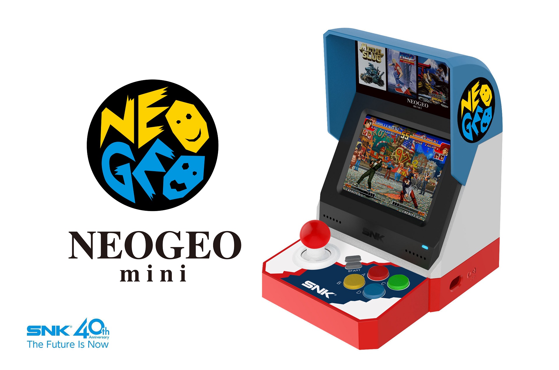 NEOGEO mini」正式発表。筐体風ゲーム機でテレビにつなげず遊べる