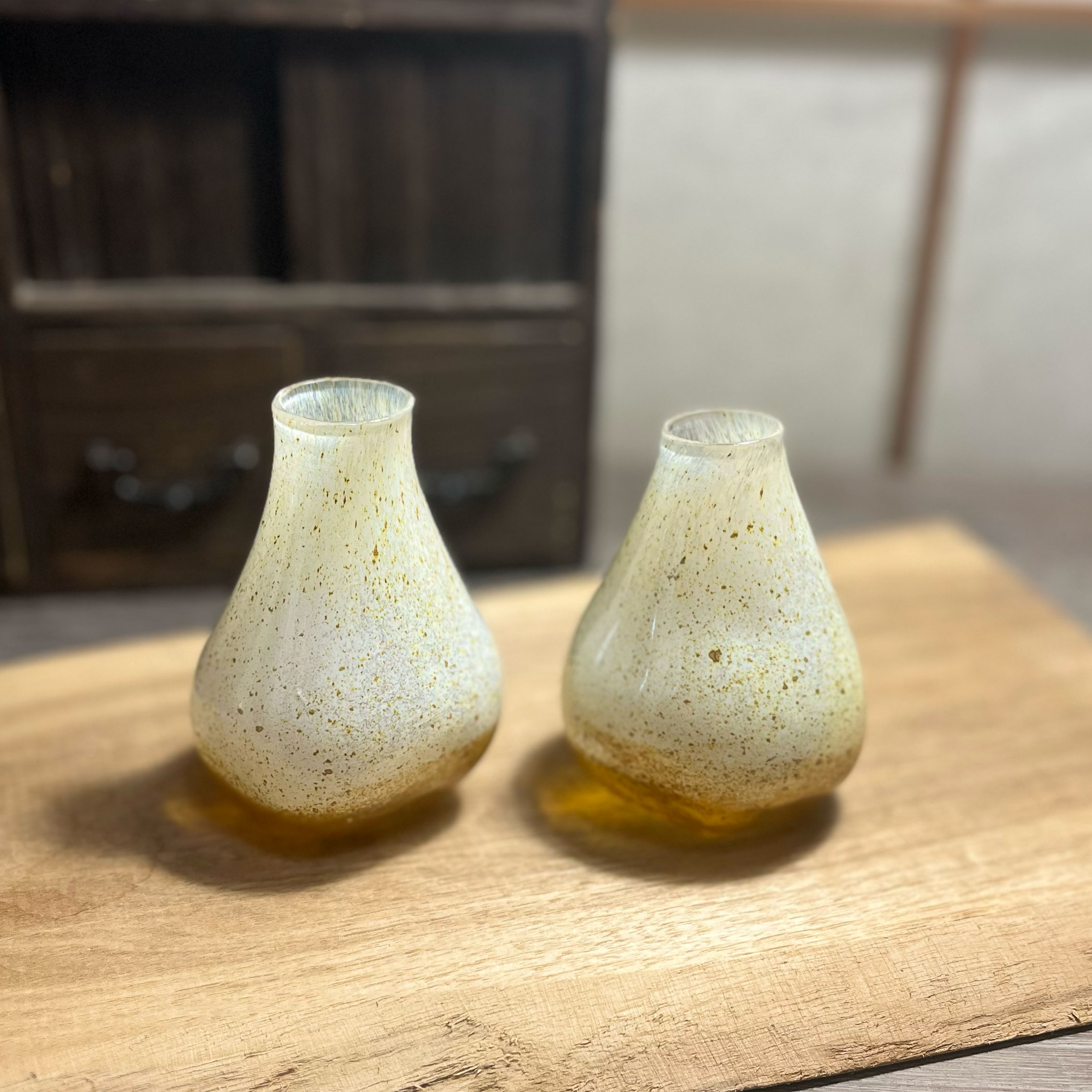 ガラス 小さな不定形花器〜artifact積層〜 石橋 和法｜NA-utsuwa