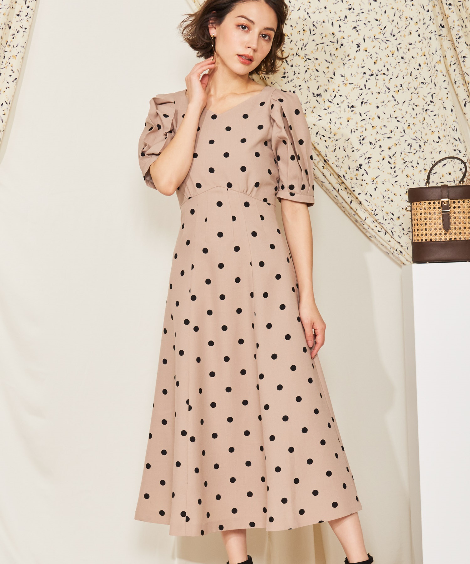 MIKI HOUSE 水玉模様 ワンピース 90 MIKI HOUSE 水玉模様 ワンピース