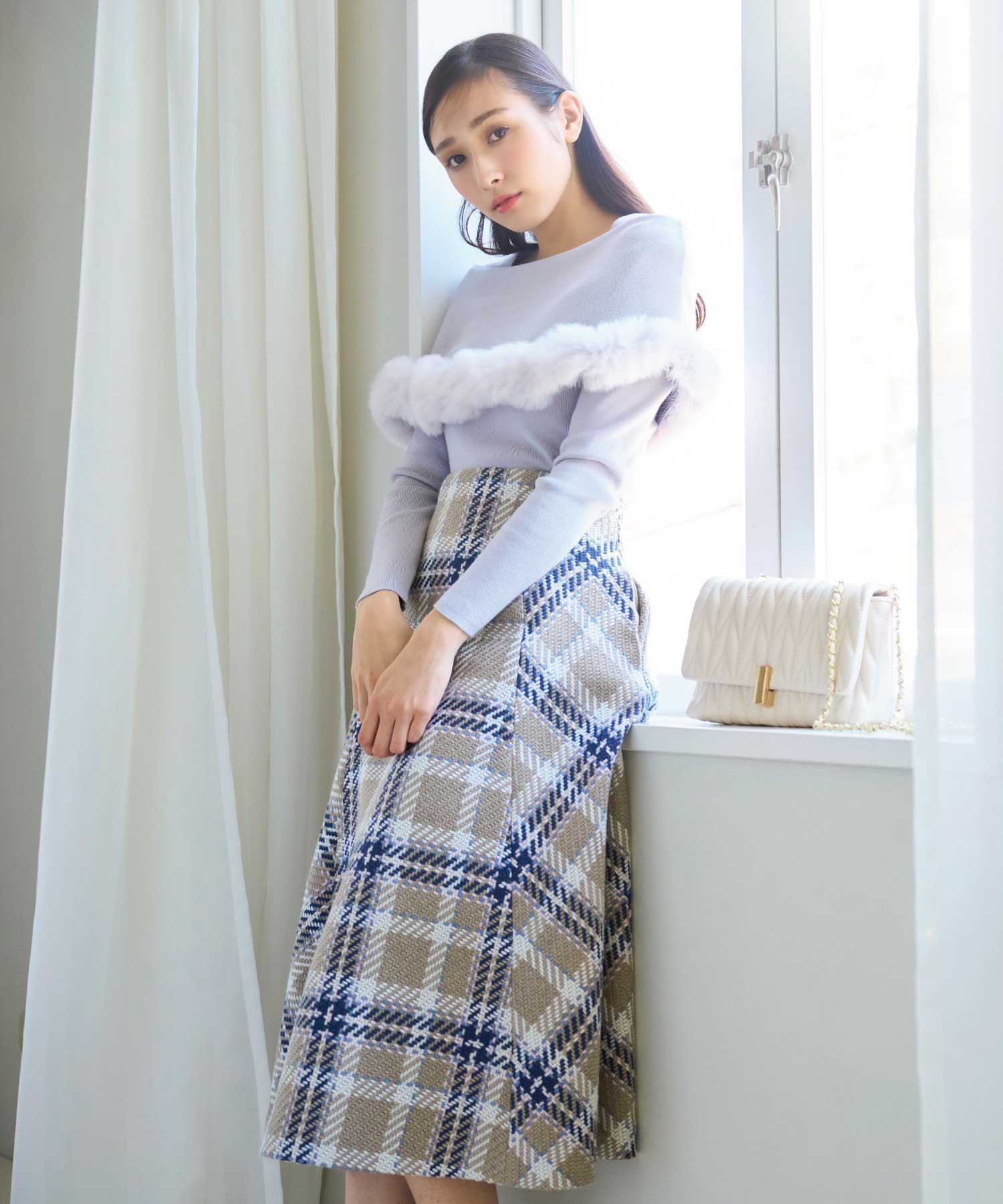 未使用品 Admiral チェック柄スカートセット Lサイズ 未使用品 Admiral