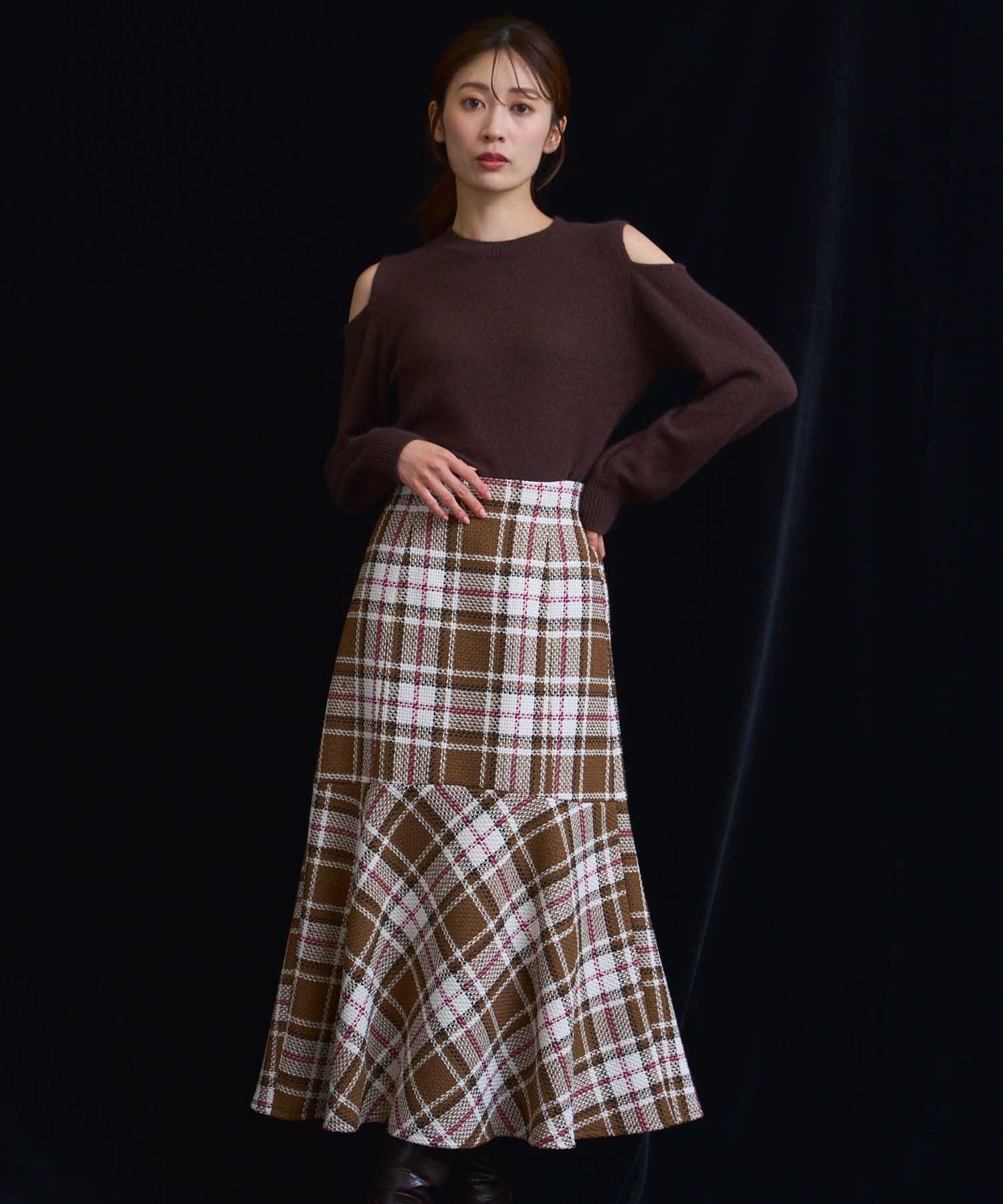 チェックマーメイドスカート | タイトスカート | NOELA OFFICIAL WEB STORE