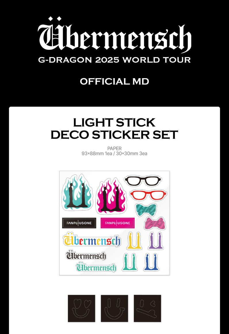 G-DRAGON - LIGHT STICK ACCESSOIRES (2025 WORLD TOUR 'ÜBERMENSCH' OFFIC