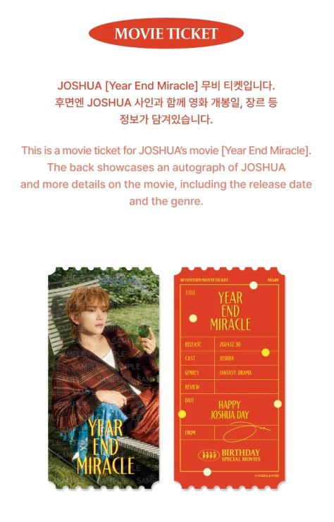 JOSHUA (SEVENTEEN) - HAPPY JOSHUA DAY BIRTHDAY BOX VER.4