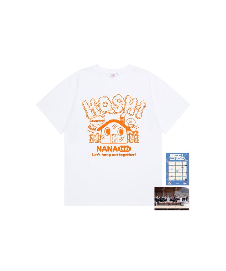 SEVENTEEN - T-SHIRT ('NANA BNB WITH SEVENTEEN' OFFICIAL MD)