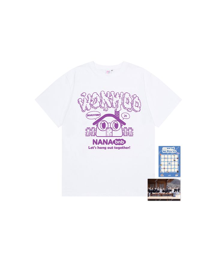 SEVENTEEN - T-SHIRT ('NANA BNB WITH SEVENTEEN' OFFICIAL MD)