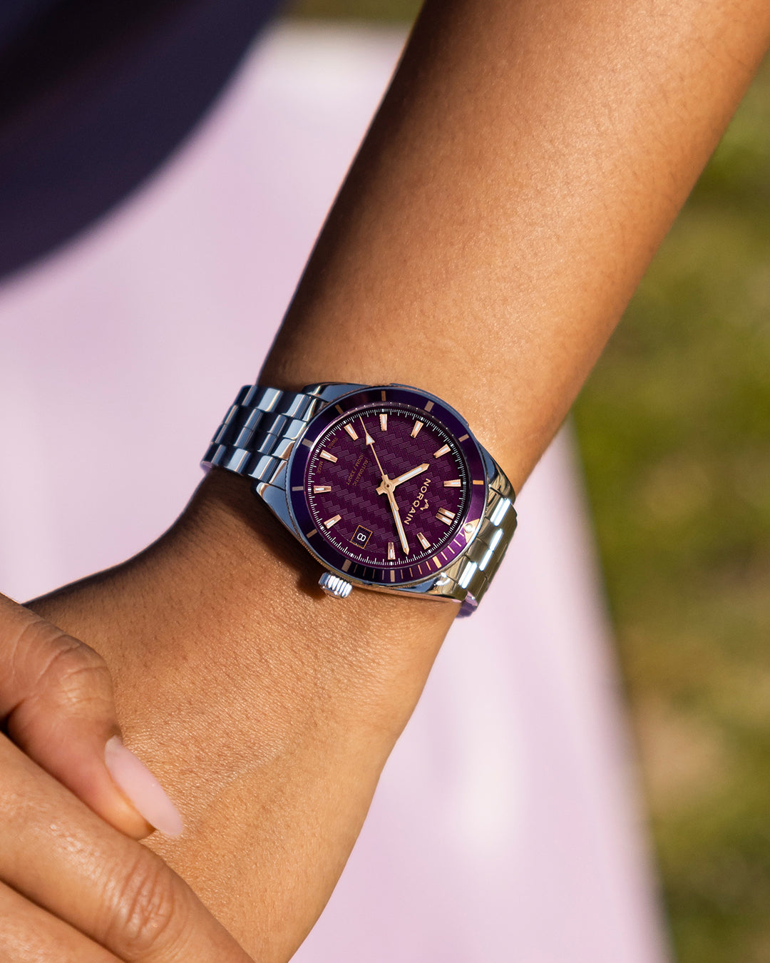 Adventure 37mm Purple | NORQAIN Swiss Made Watches - NORQAIN