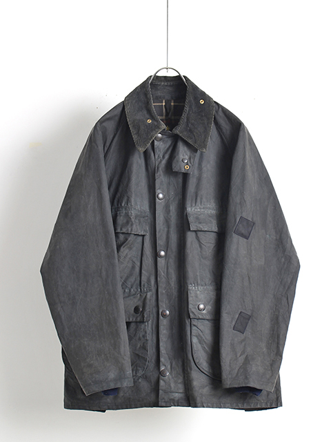 VINTAGE】88s 3warrant Barbour 4pocket BEDALE Navy C38 - 毎日を