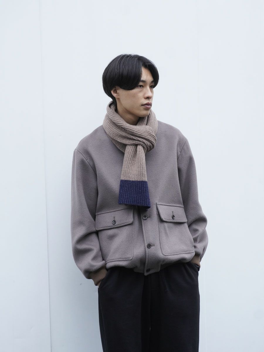 WARREN SCOTT KNIT SCARF[L.BROWN] | 1LDK (ワンエルディーケー) 公式