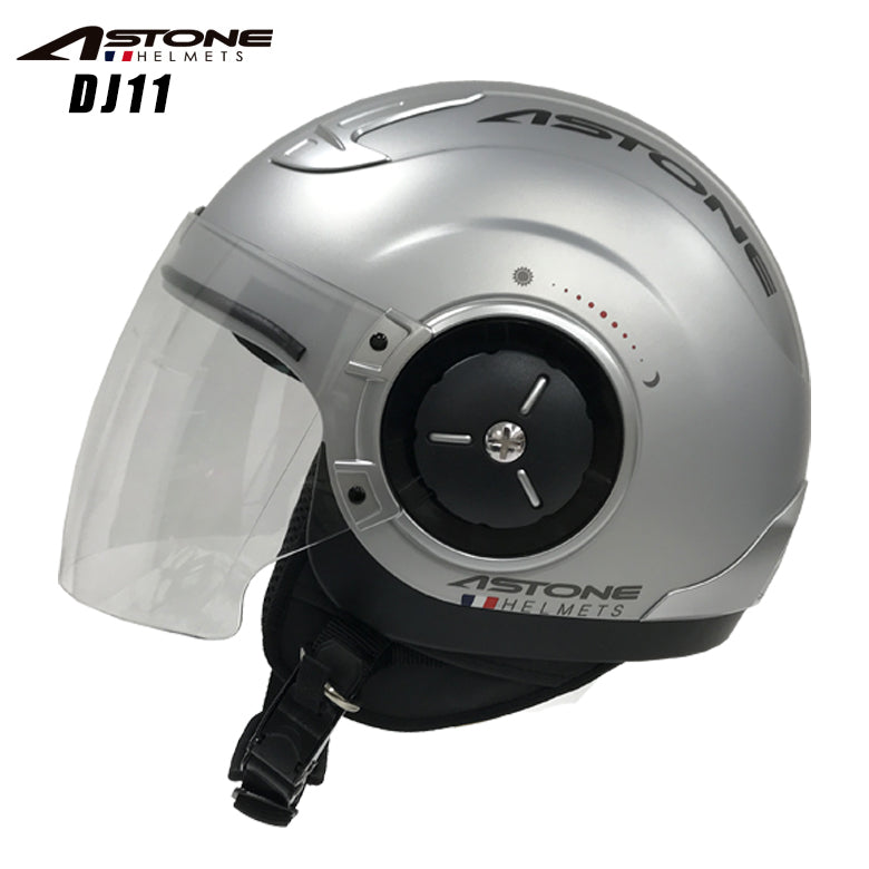 ASTONE ジェットヘルメット DJ11 マットライトシルバー – はとやオンライン