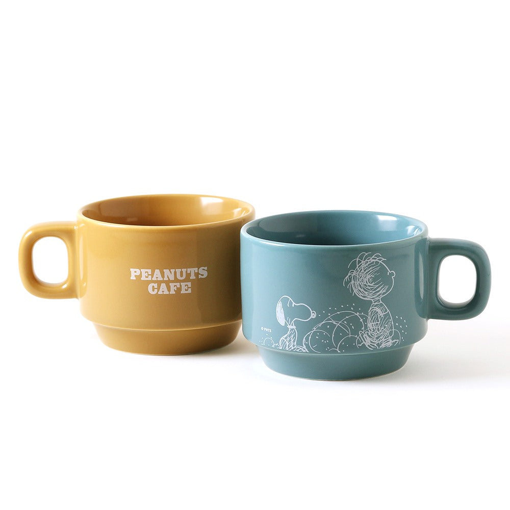 80's ヴィンテージスタッキングマグ カーキ – PEANUTS Cafe Online Shop