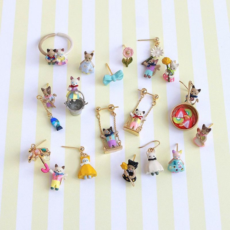 Ayatorie/アヤトリエ】かわいいネコのピアス – OSEWAYAオンラインストア