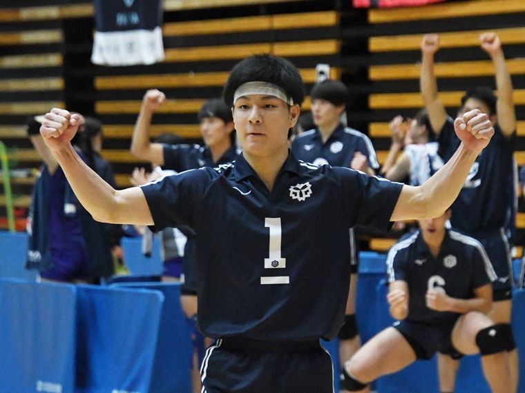 バレー - 日本体育大・池城浩太朗 髙橋藍がいなくても、全メンバーに