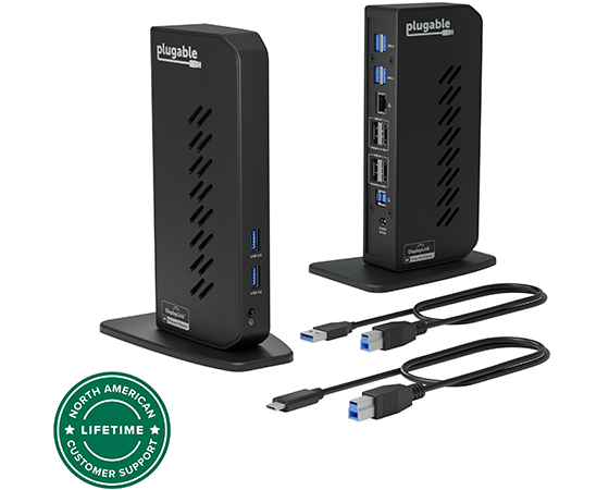 Plugable Universal Docking Station for Dual 4K Monitors | 78808726
