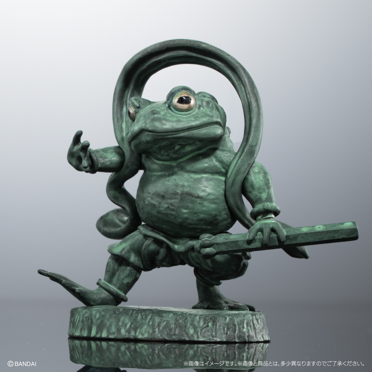 Art in Gashapon カエルの金剛力士像 | ナムコパークス オンライン