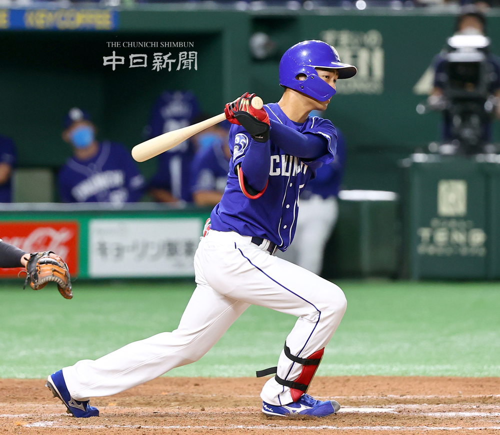 ドラゴンズ】 土田龍空選手のプロ初打点が2点二塁打⚾️⚾️ 今日