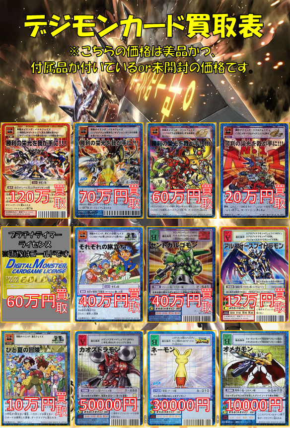 カードランド買取情報 #旧デジカ #レトロTCG】 「勝利の栄光を我が手に