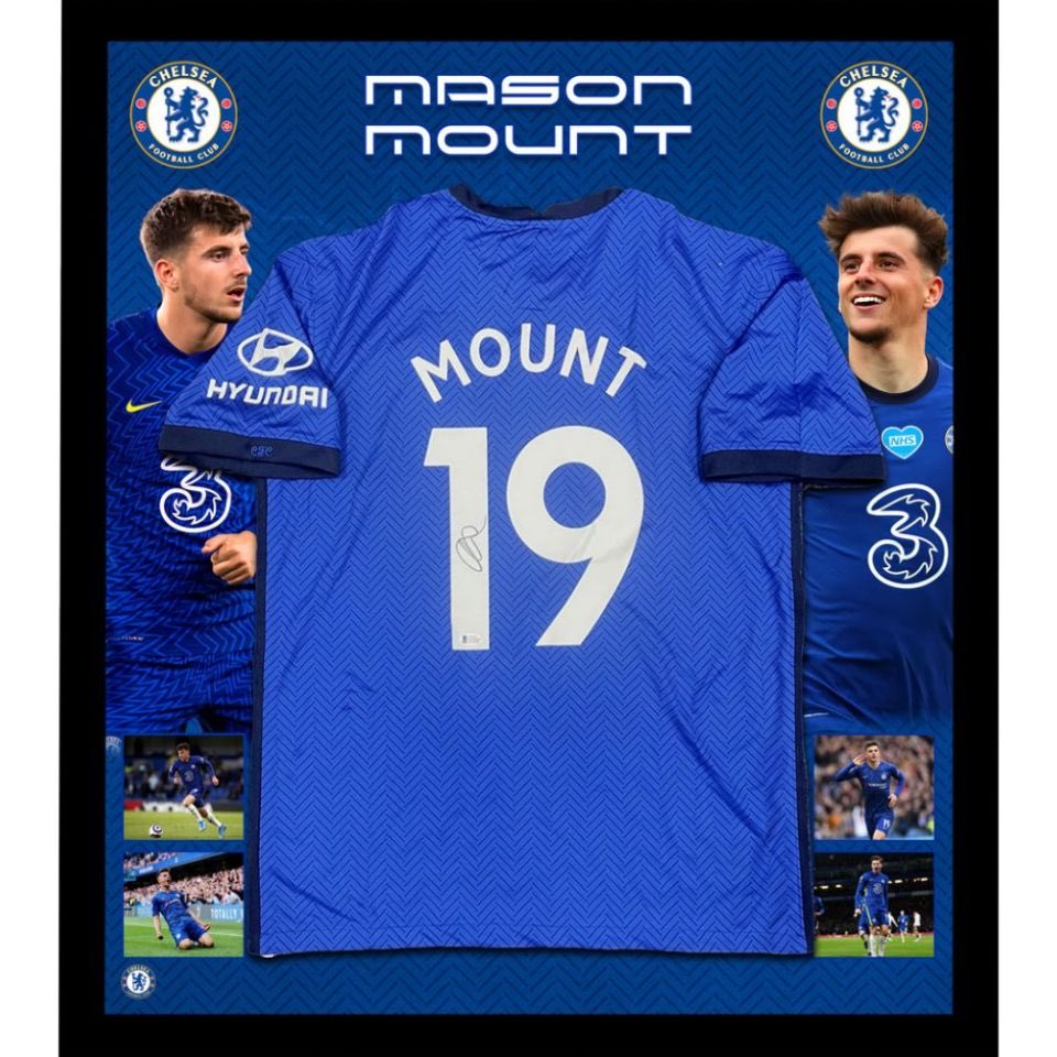 新商品〉 =残り1点= メイソン・マウント【直筆サイン入り】チェルシー