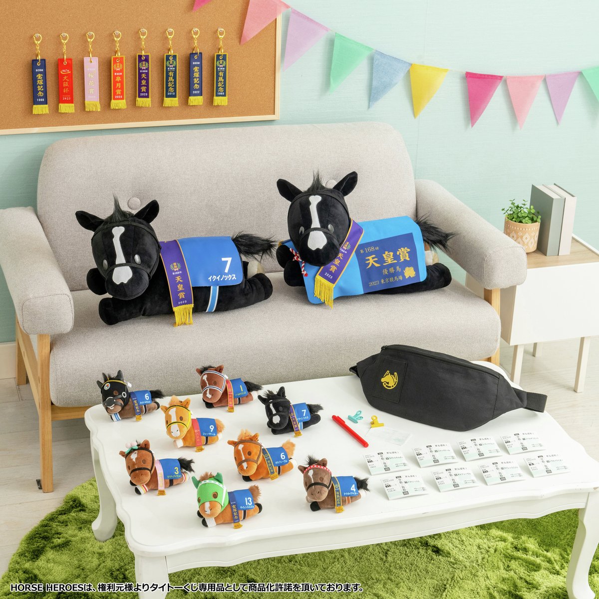 タイトーくじ HORSE HEROES」がセブンイレブンで12月26日店頭発売