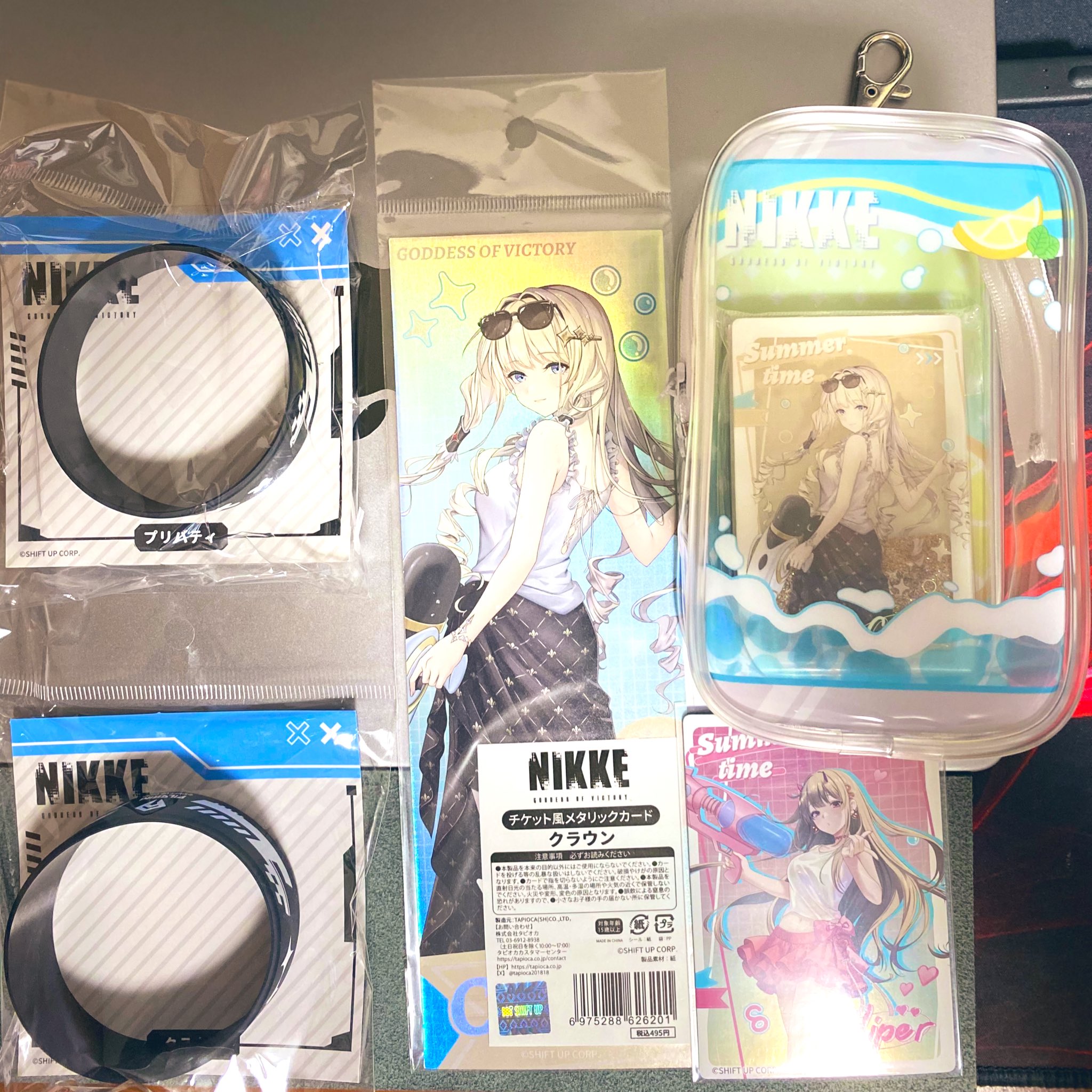 NIKKE ローソンコラボ アクスタ クリアファイル 6種セット アクスタ未