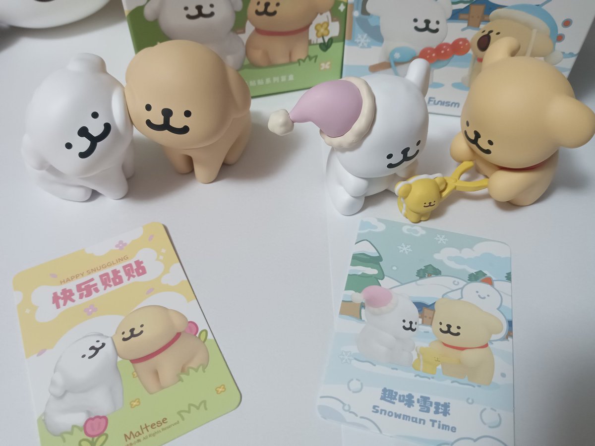 梅田ロフトへ行ってきました モルチーズ @maltese_jp のフィギュア