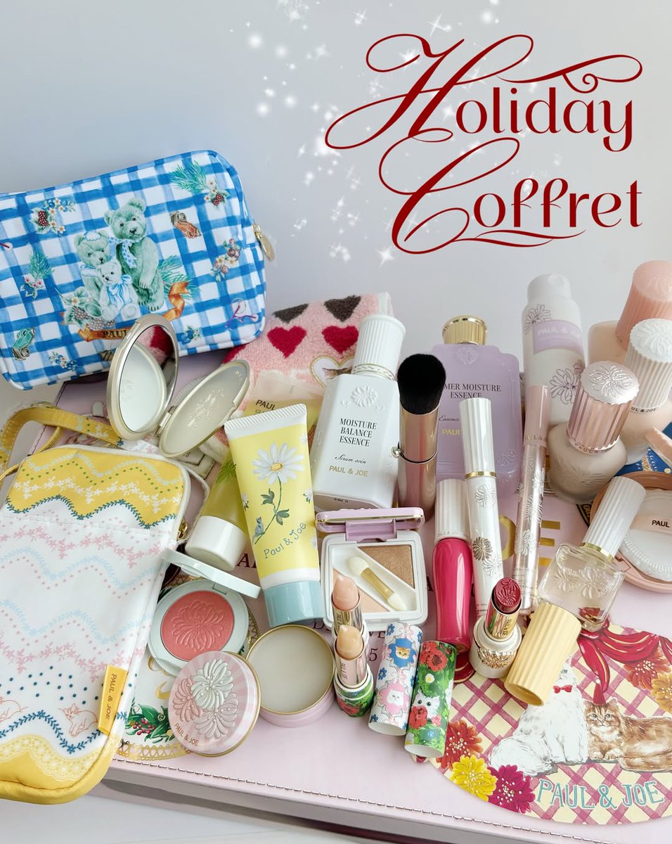 情報解禁🔔／ ポール＆ジョーの11月発売コフレを大公開🐈✨ 今年も