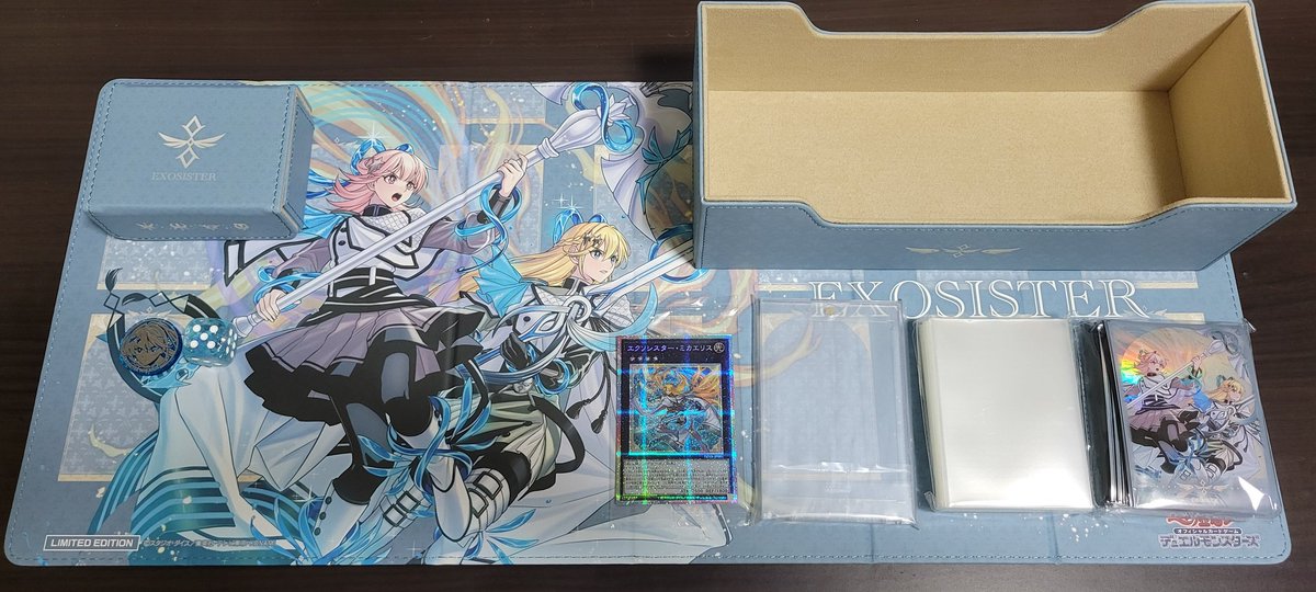 遊戯王カード】エクソシスター プレイマット&デッキケース【2点セット