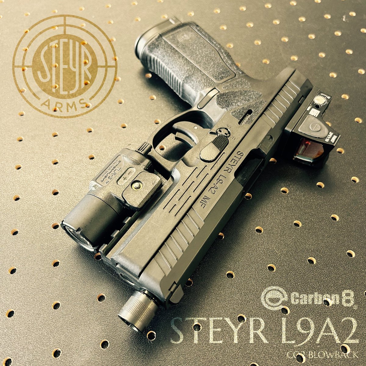 本日新発売】 ◾️Carbon8 STEYR L9A2 CO2 ブローバック 本日2月17日