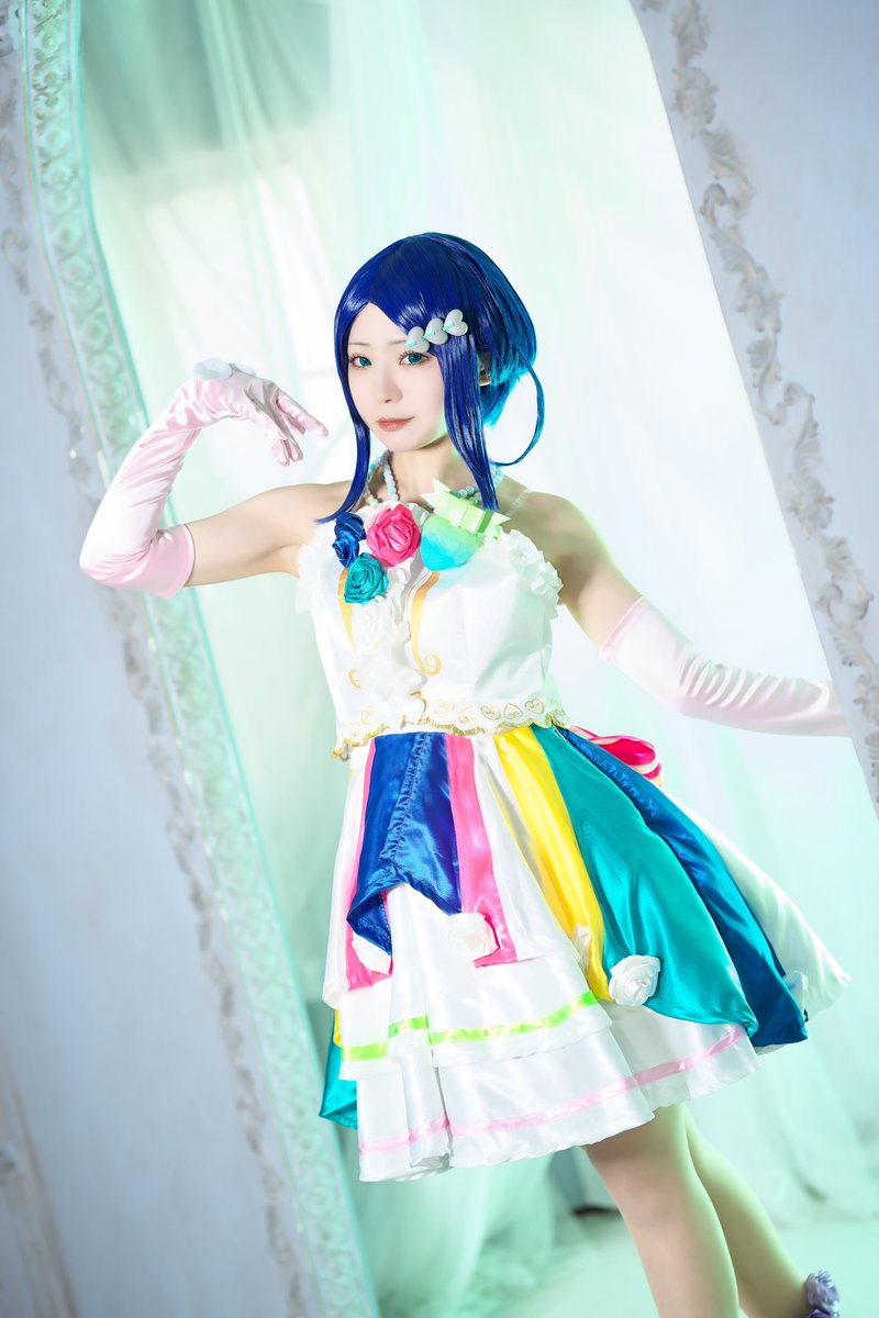 コスプレ注意⚠️】 ﾌﾟﾘﾃｨｰﾘｽﾞﾑ・ﾚｲﾝﾎﾞｰﾗｲﾌﾞ🌈 荊りんね Photo:神月姫