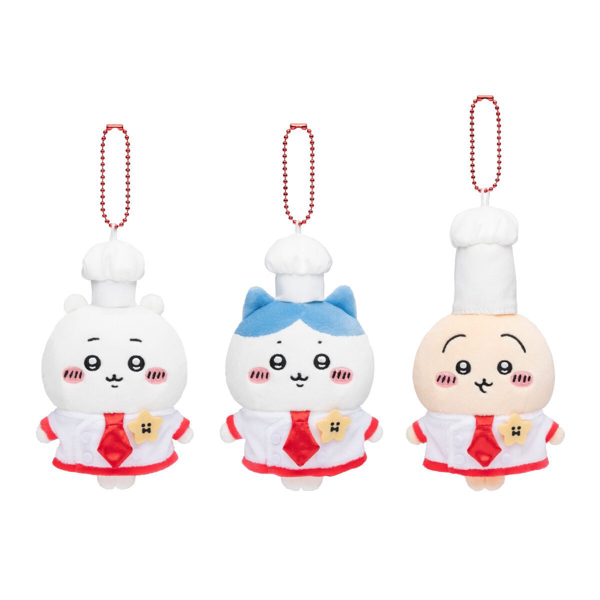 🌟新商品🌟 『コックさんなマスコット(全3種)』 『キッチン担当な