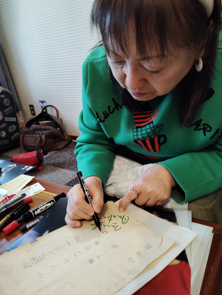 通販直筆サイン色紙受付 12/27㈮まで 各2,000円 #メカゴジラ #井口昭彦