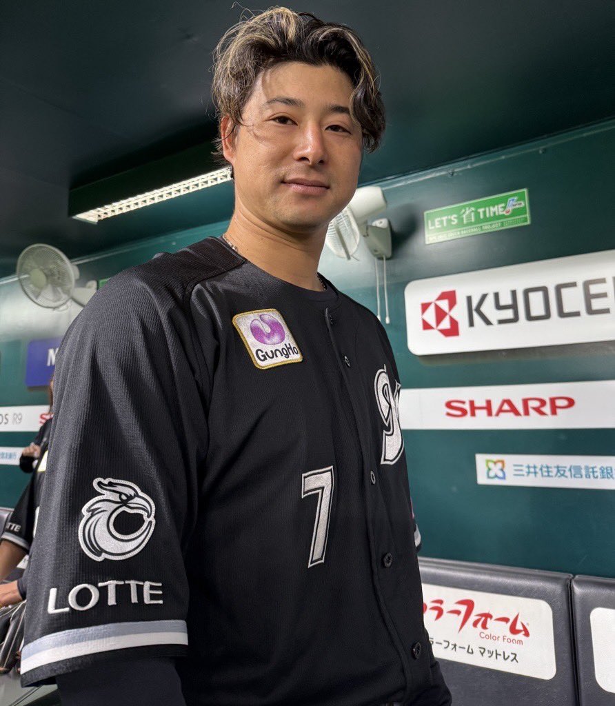CAPTAIN・YUDAI FUJIOKA氏と共に。 #chibalotte #広報 #藤岡裕大