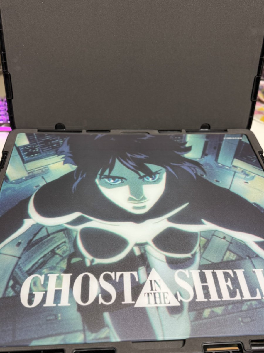 攻殻機動隊展示会行ってきた😊 WALLHACKガラスマウスパッド買えた ちょ