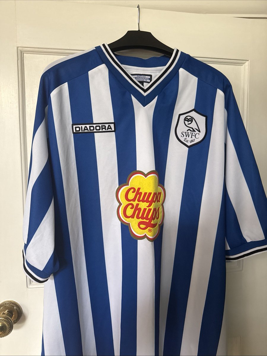 Original Authentic Sheffield Wednesday 2001/03 Home Shirt - XXL