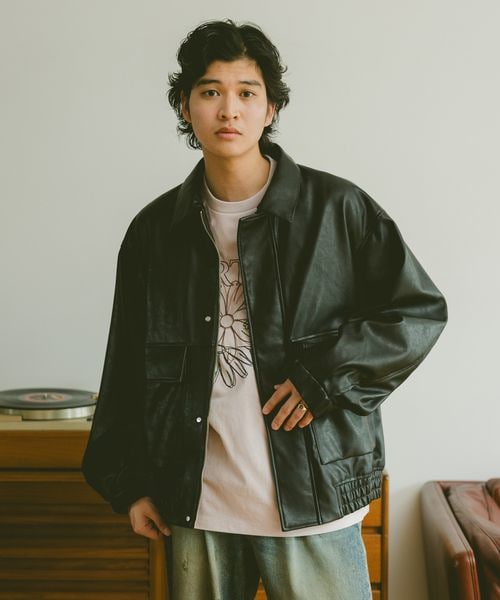 rag & bone/JEANく ブラックレザージャケット S rag & bone/JEANく