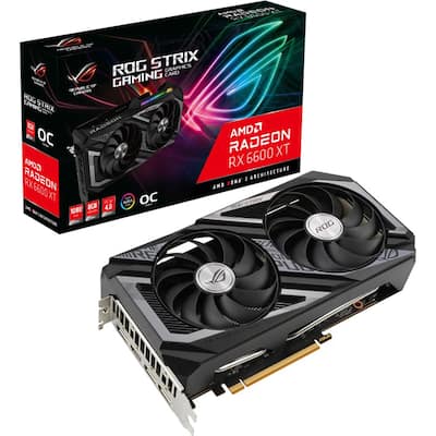 ASUS Radeon RX 6600 XT OC Edition Gaming Graphics Card ROG STRIX