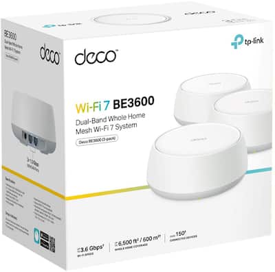 TP Link Deco 7 BE3600 Dual Band Wi Fi 7 Whole Home Mesh Router