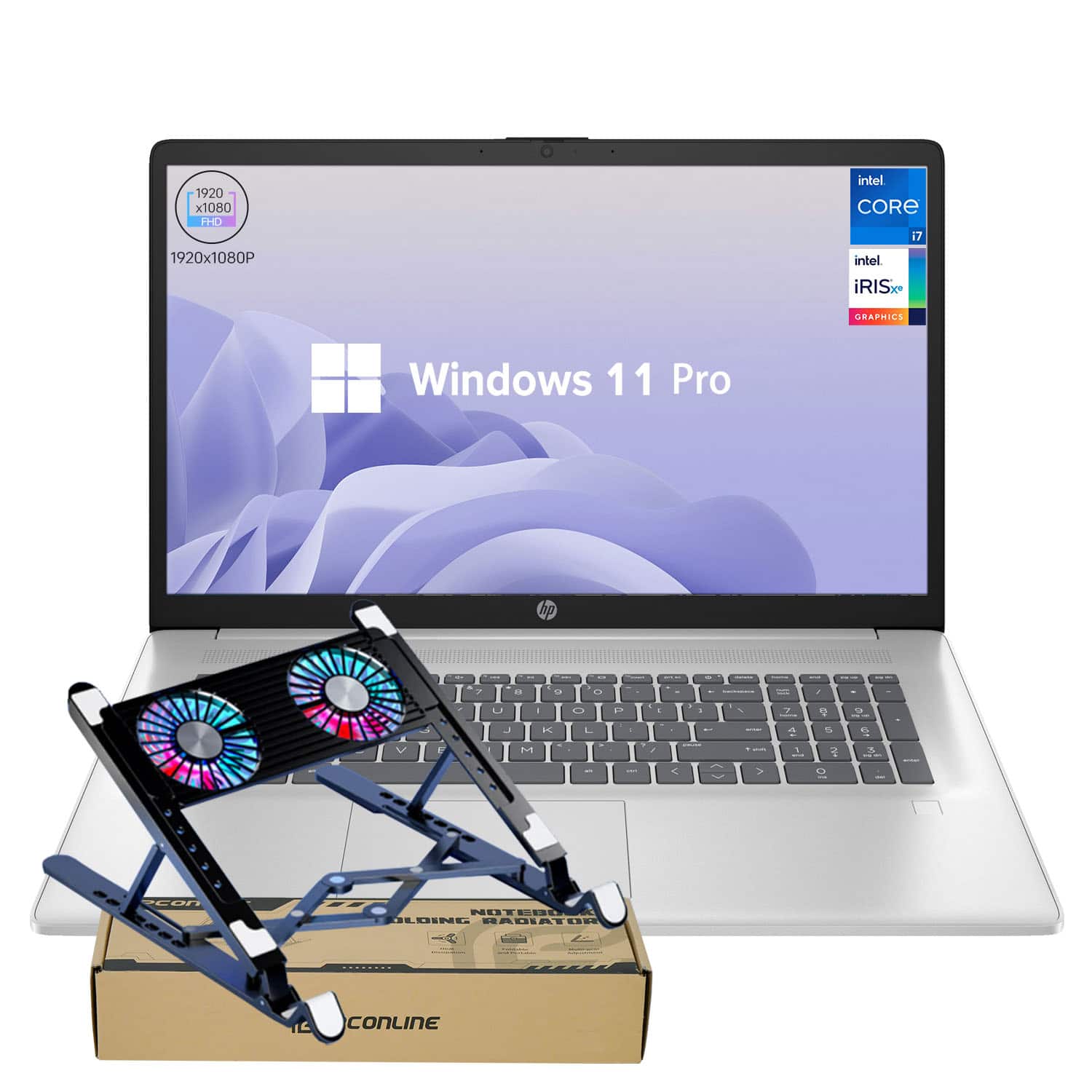HP 17.3'' FHD Laptop Intel Core i7 1355U with 64GB Memory 2TB SSD