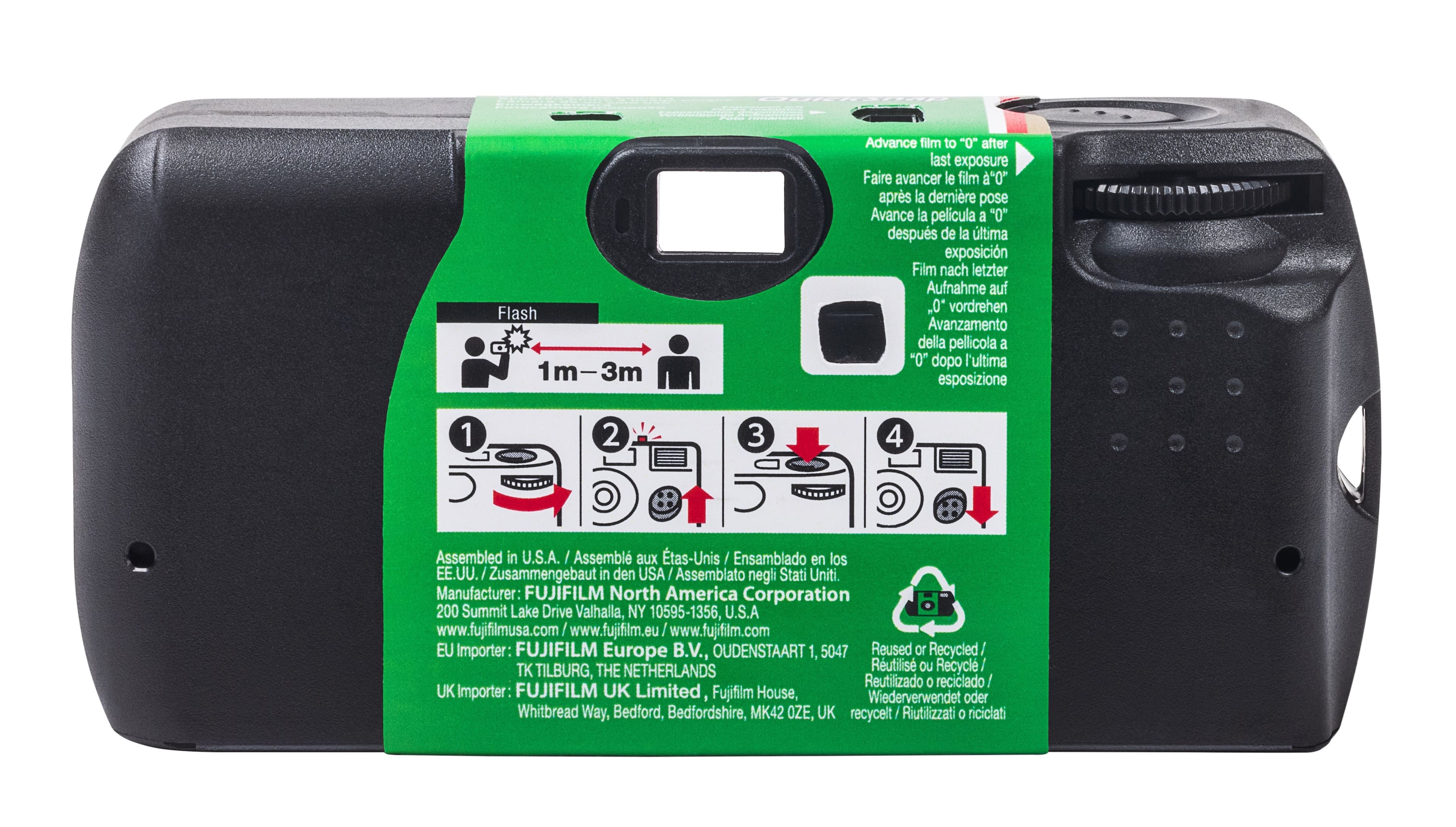 Fujifilm Quicksnap Flash 400 Single Use Camera with Flash 2 pack