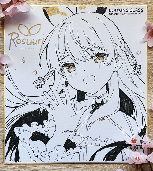 1点限定】直筆イラスト色紙B | pixiv WAEN GALLERY